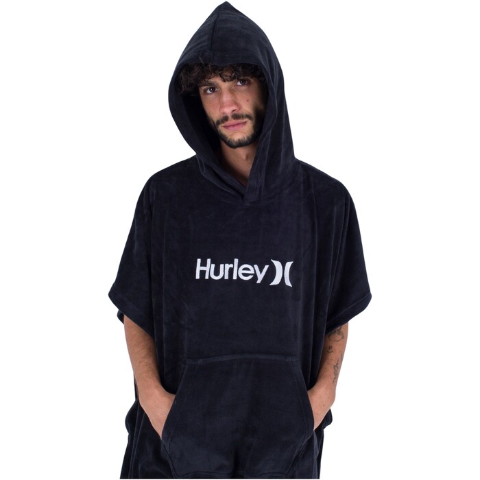 2024 Hurley One & Only Hooded Towel AR8848 - Black